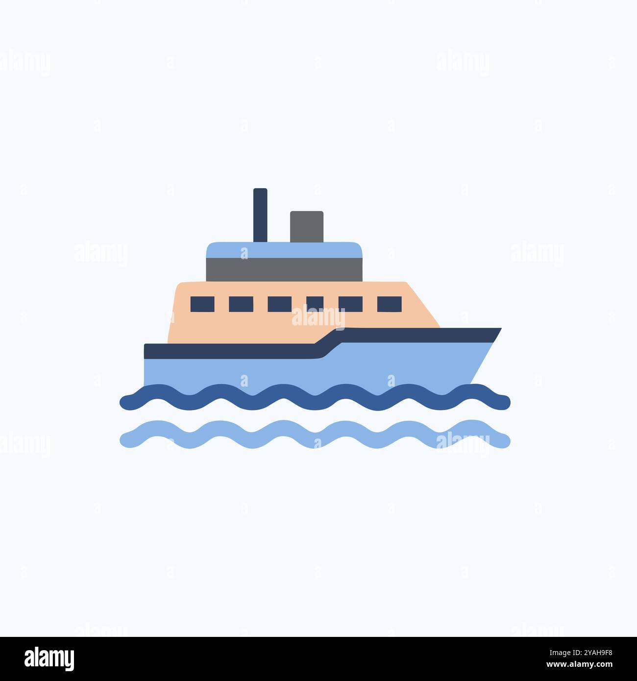 Image vectorielle d'icône de ferry. Illustration de Vecteur