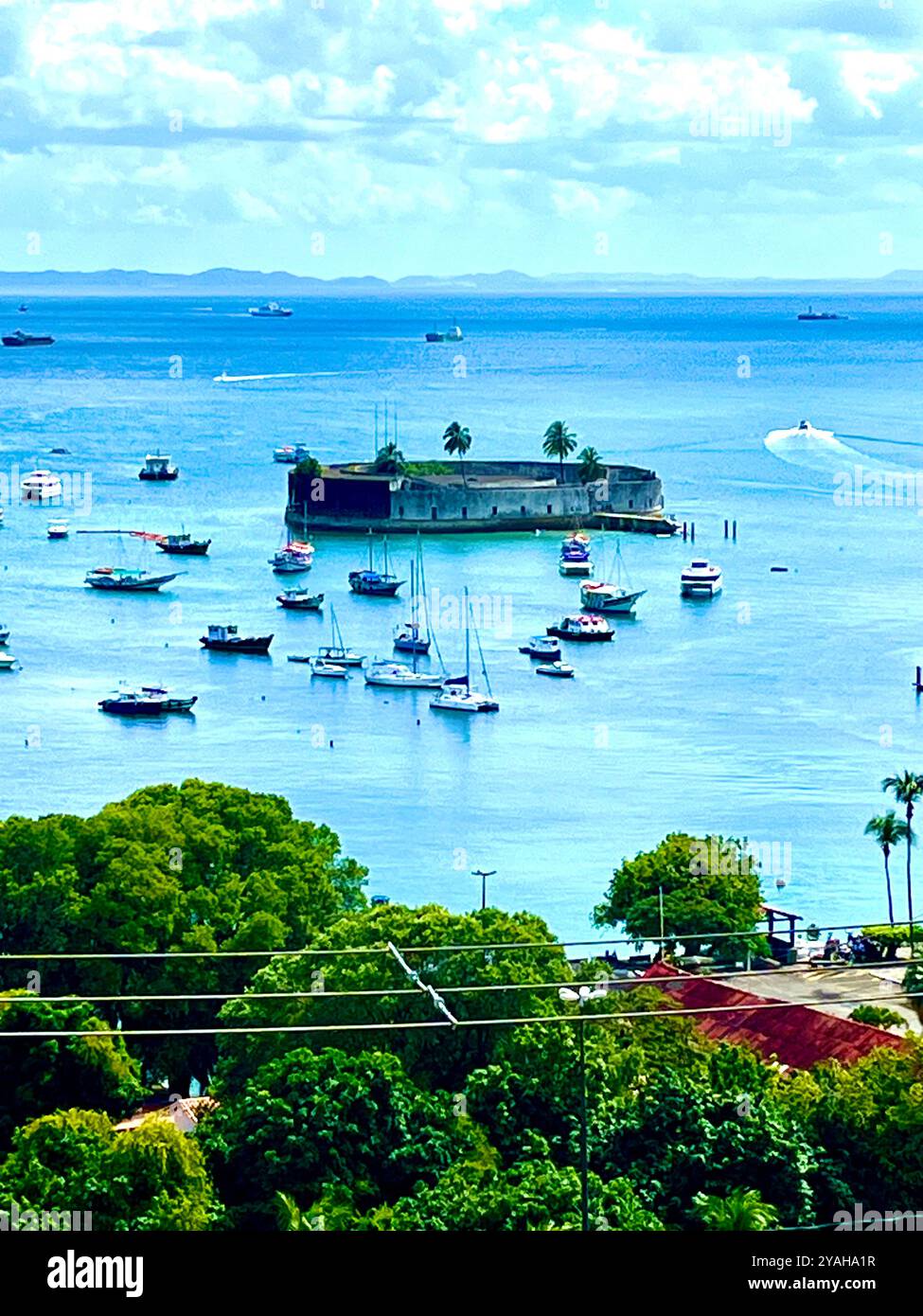 'Forte São Marcelo' photoshoot de Salvador, Bahia, Brésil. Banque D'Images