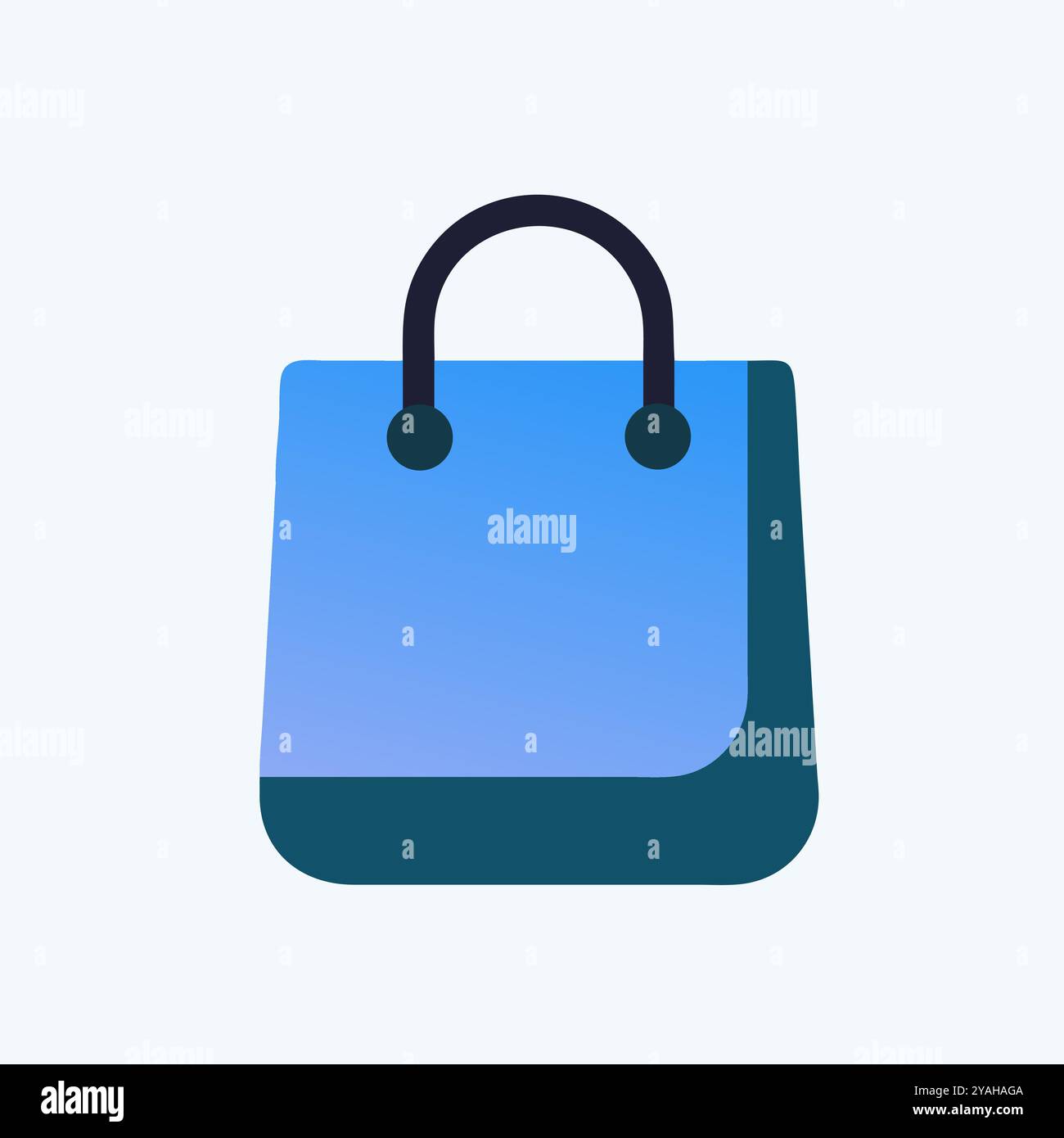 image artistique vectorielle d'icône de sac à provisions. Illustration de Vecteur