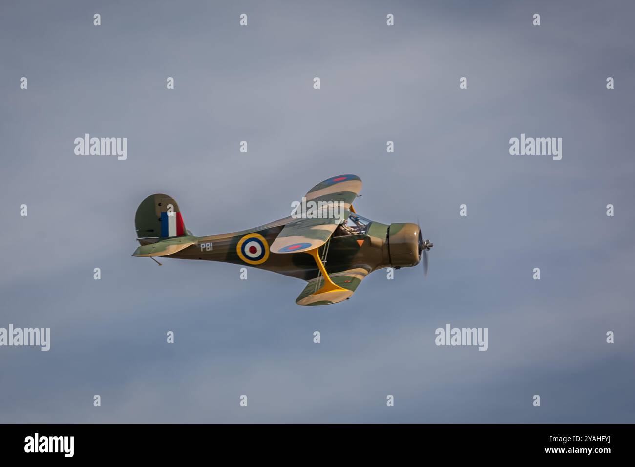 Beech 17 Staggerwing N18V DR628, Old Warden Airfield, Biggleswade, Bedfordshire, Angleterre, ROYAUME-UNI Banque D'Images