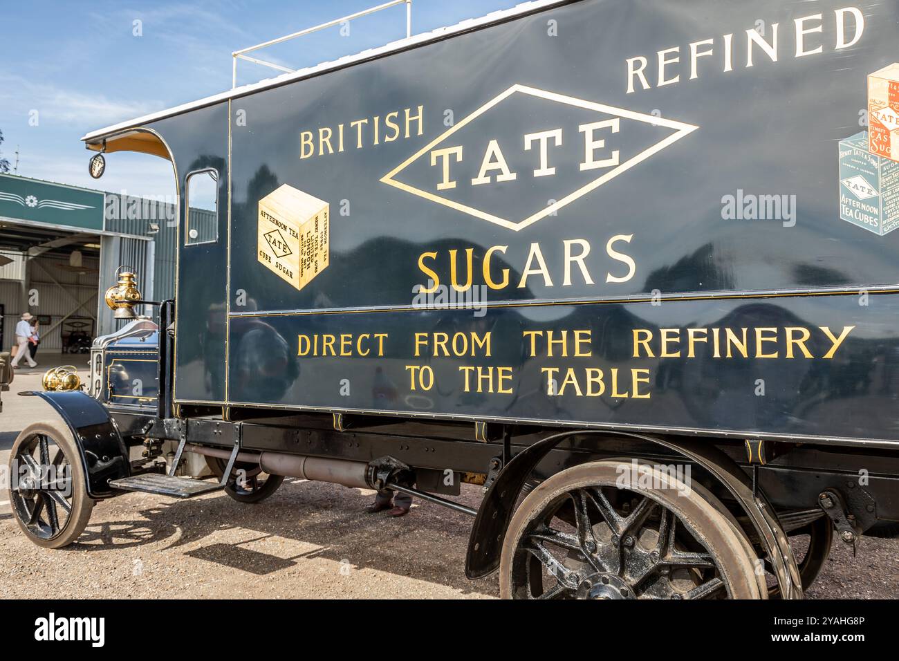 McCurd 5 ton Box Van , Old Warden Airfield, Biggleswade, Bedfordshire, Angleterre, ROYAUME-UNI Banque D'Images