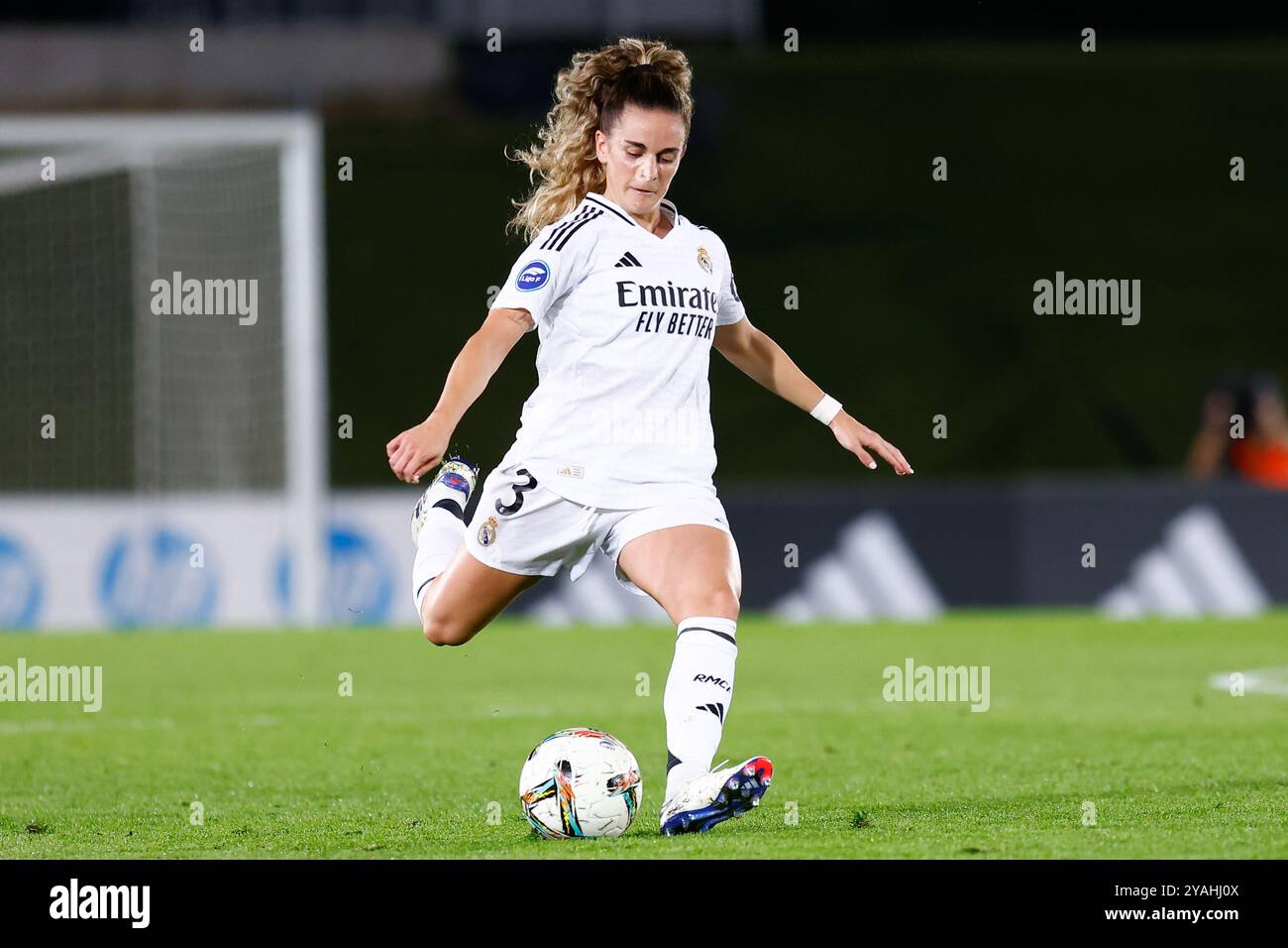 Teresa Abelleira du Real Madrid lors du 39 championnat d'Espagne féminin de Liga F, match de football entre le Real Madrid et l'Atletico de Madrid le 13 octobre 2024 au stade Alfredo Di Stefano à Valdebebas, Madrid, Espagne Banque D'Images