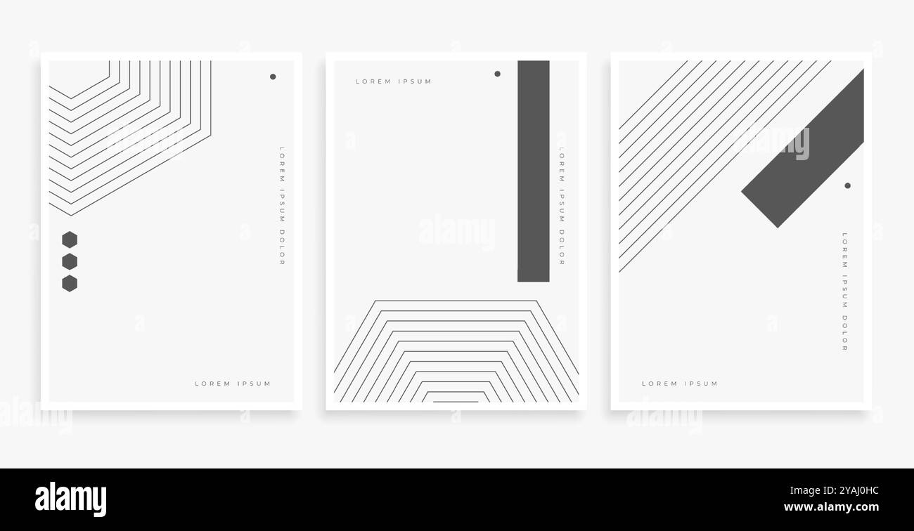 élégant papier peint de ton de terre boho dans le set pour vecteur esthétique neutre Illustration de Vecteur