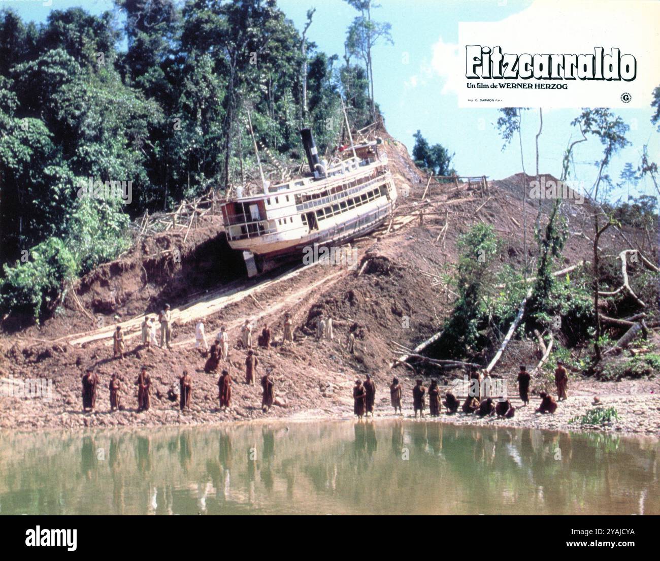 KLAUS KINSKI in FITZCARRALDO 1982 réalisateur / scénariste / producteur WERNER HERZOG Music Popol Vuh costume design Gisela Storch allemagne de l'Ouest - Pérou coproduction Werner Herzog Filmproduktion / Pro-ject Filmproduktion / Filmverlag der Autoren / Zweites Deutsches Fernsehen (ZDF) / Wildlife films / Gaumont (en France) Banque D'Images