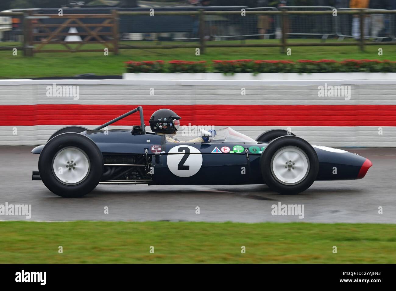 Federico Buratti, Lotus-BRM 24, Glover Trophy, une course de 25 minutes pour des voitures de 1½ litre de Grand Prix, qui ont concouru sur des pistes au Royaume-Uni et en Europe, soit Banque D'Images