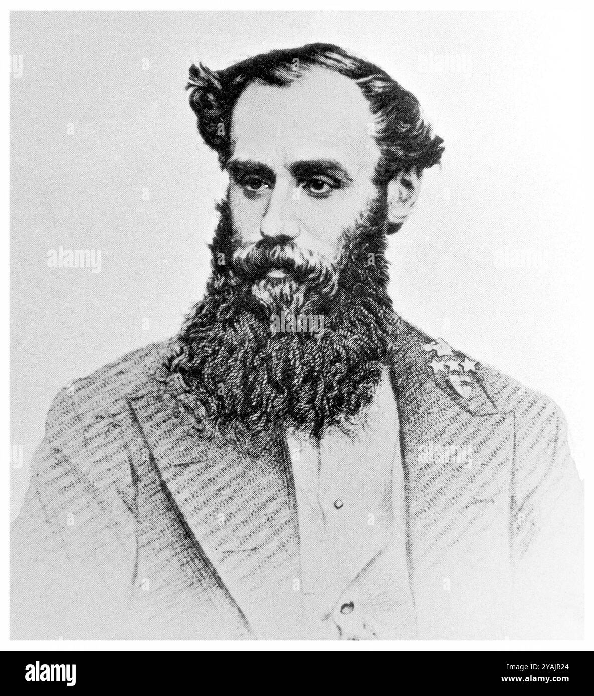 PHOTOS D’ANTAN - géré par PPL PHOTO AGENCYCirca 1870 America’s Cup : James Ashbury (1834-95), le propriétaire de la goélette CAMBRIA, le premier ch Banque D'Images