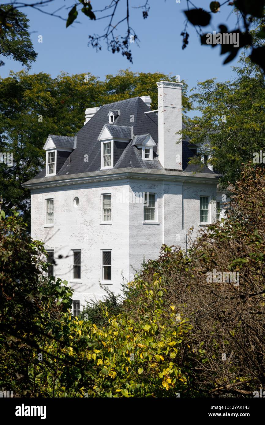 Clermont State Historic site, comté de Columbia, État de New York, États-Unis. Banque D'Images