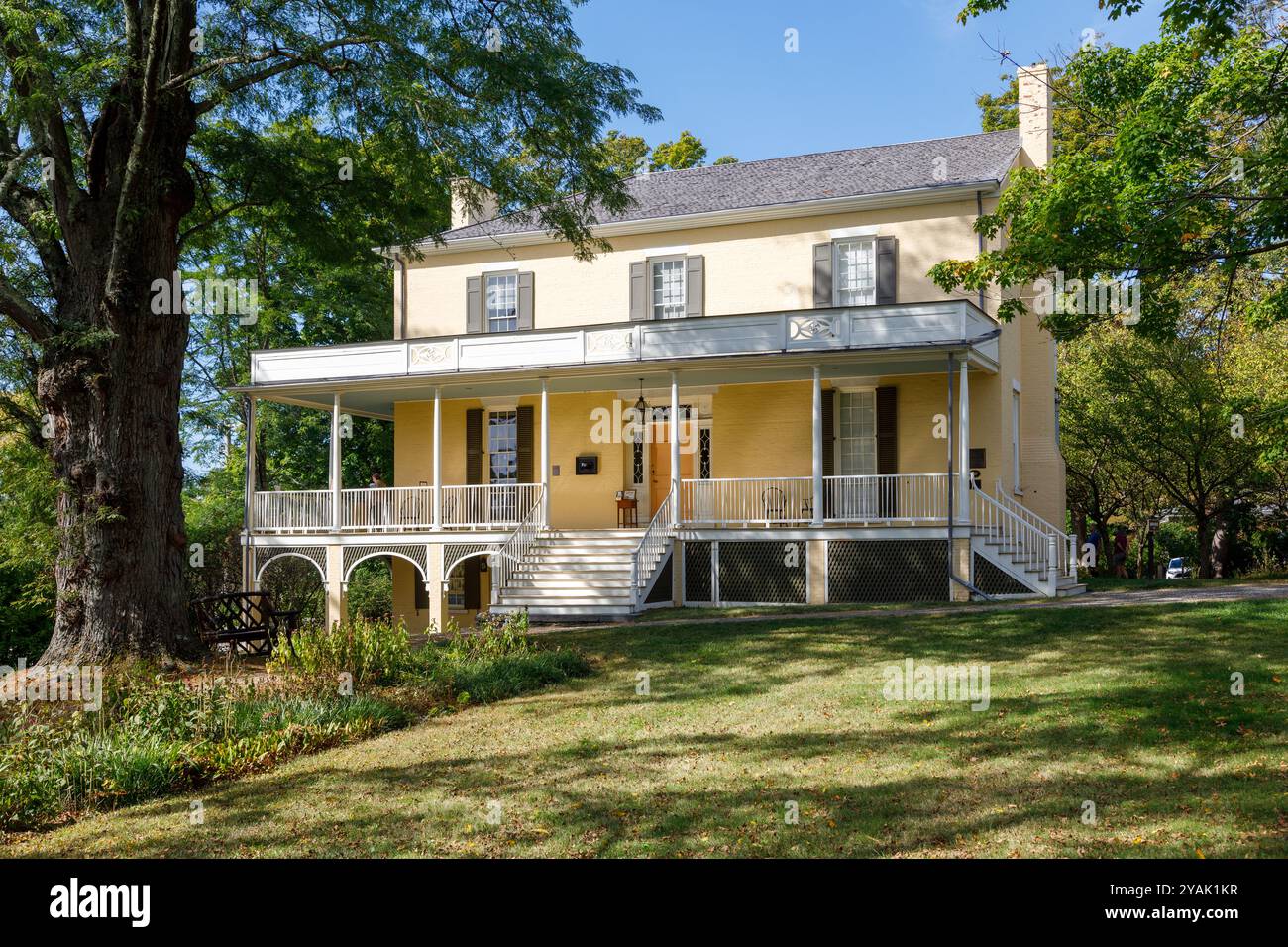 Le site historique national Thomas Cole, également connu sous le nom de Cedar Grove, est un site historique national situé à Catskill, dans l'État de New York, aux États-Unis. Banque D'Images