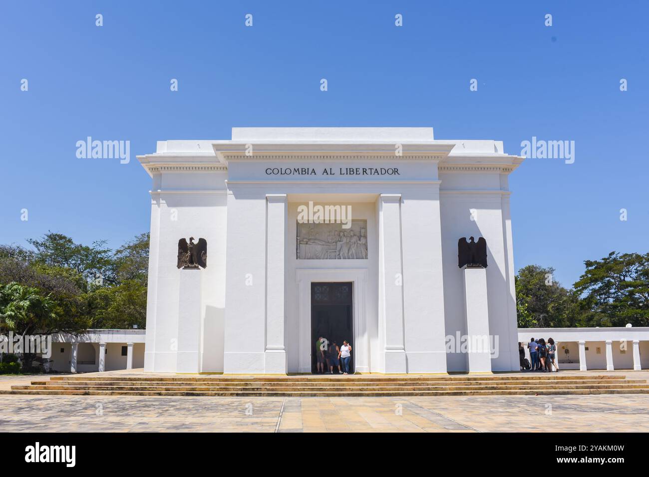 Autel de la Patrie (autel de la Patria) à Quinta de San Pedro Alejandrino, où Simon Bolivar a passé ses derniers jours, Santa Marta, Colombie Banque D'Images