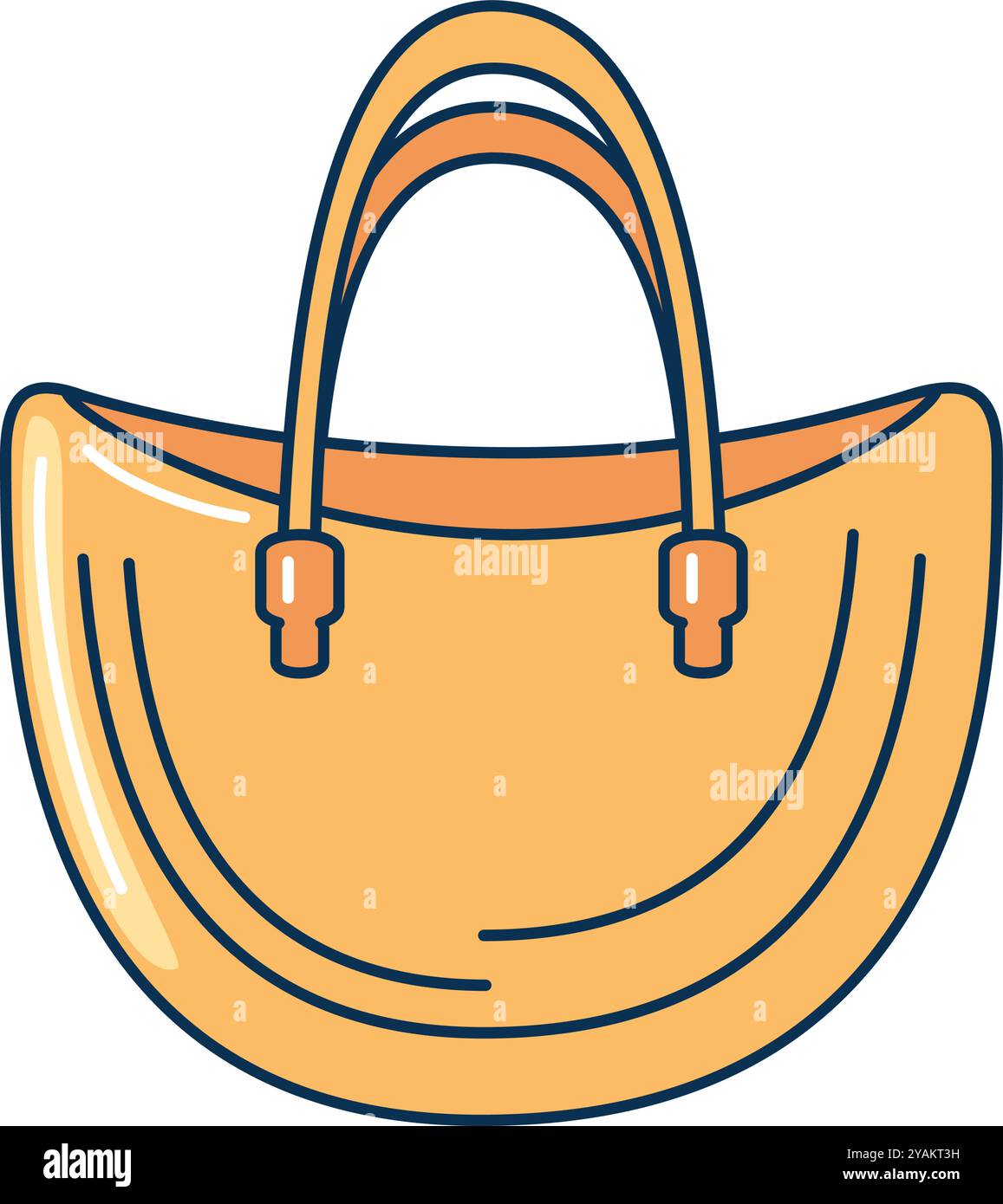 sac à main accessoire femme été icône Illustration de Vecteur