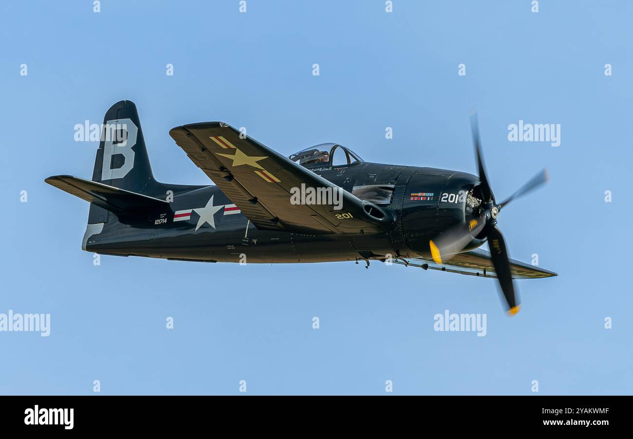 Grumman F8F-2P Bearcat Banque D'Images