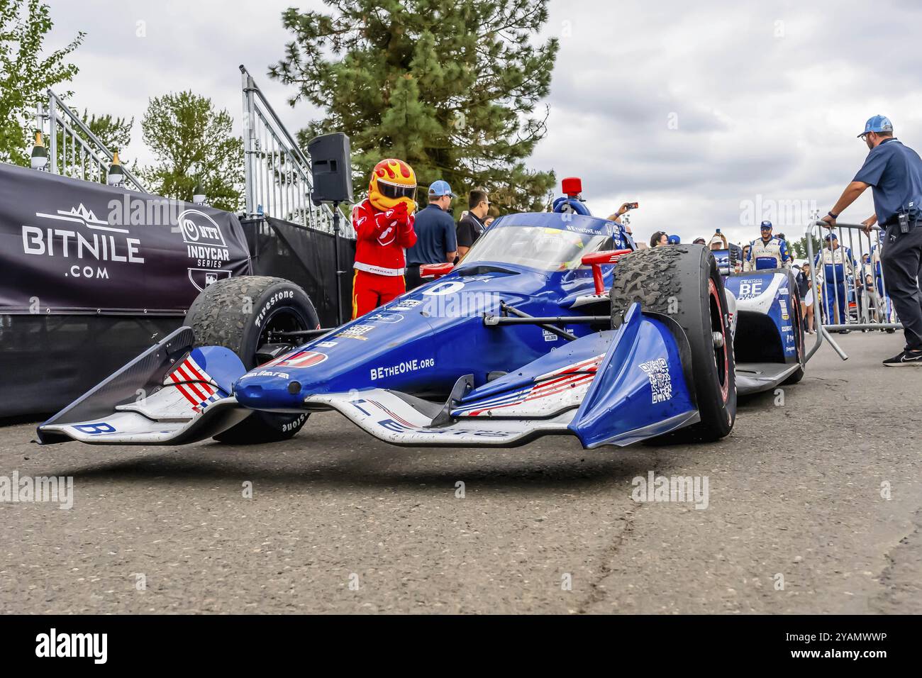 ALEX PALOU (10 ans), pilote de la série INDYCAR, de Barcelone, en Espagne, remporte le Grand Prix de Portland Bitnile.com et remporte le championnat à Portland Inte Banque D'Images