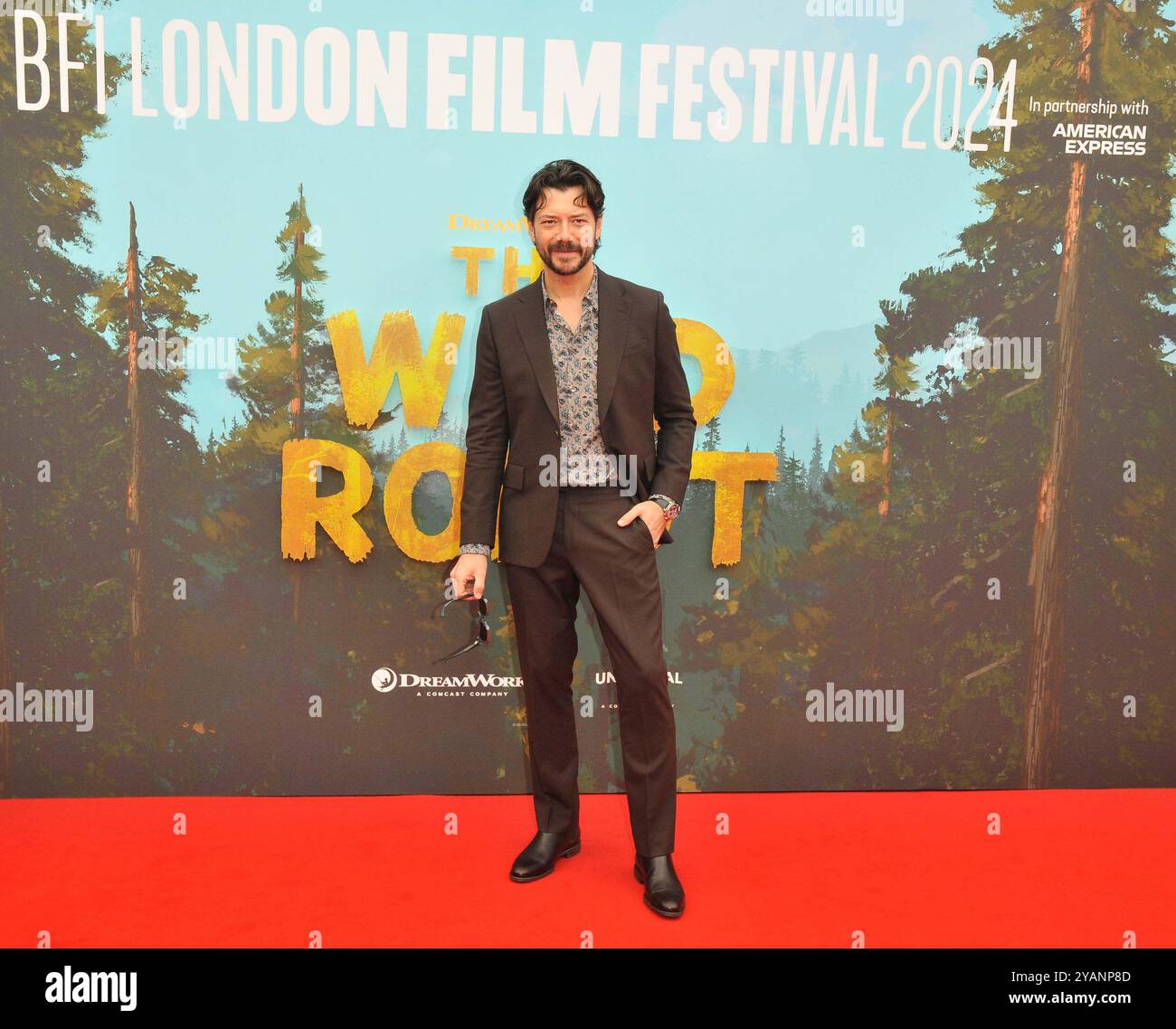 Londres, Royaume-Uni. 13 octobre 2024. Alvaro morte à la présentation spéciale du 68e Festival du film de Londres du 'The Wild robot', Royal Festival Hall, Belvedere Road, le dimanche 13 octobre 2024 à Londres, Angleterre, Royaume-Uni. CAP/CAN © CAN/Capital Pictures crédit : Capital Pictures/Alamy Live News Banque D'Images