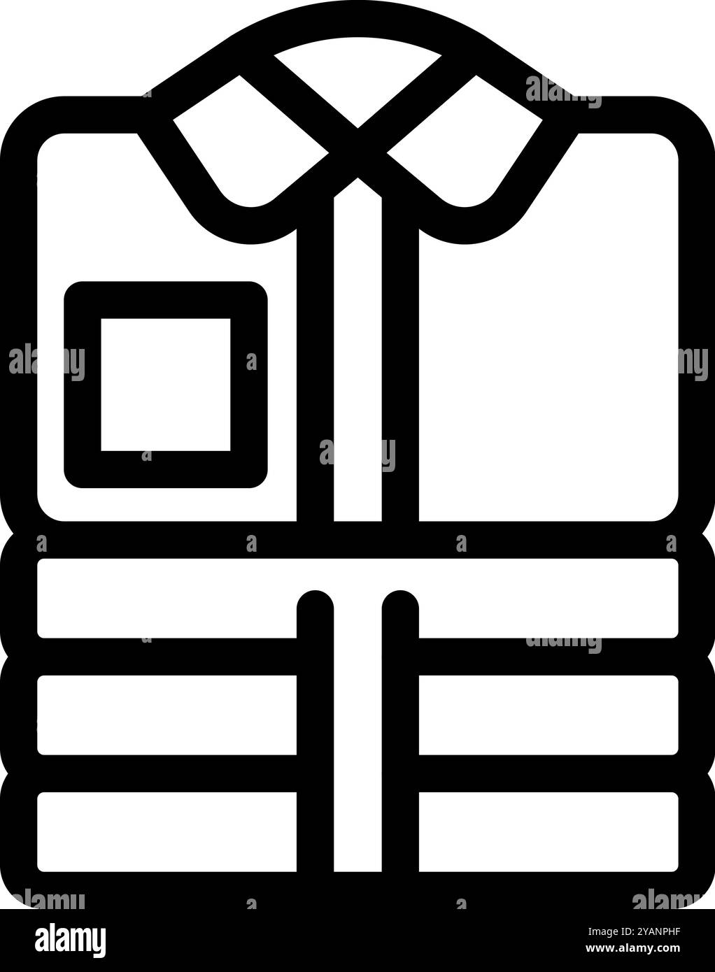 Cette icône représentant un travailleur portant un gilet de sécurité représente la sécurité au travail et la prévention des accidents Illustration de Vecteur