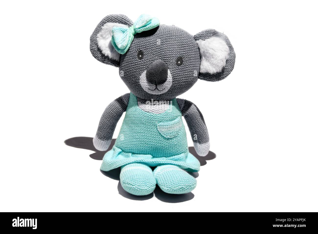 Peluche Koala sur fond blanc Banque D'Images