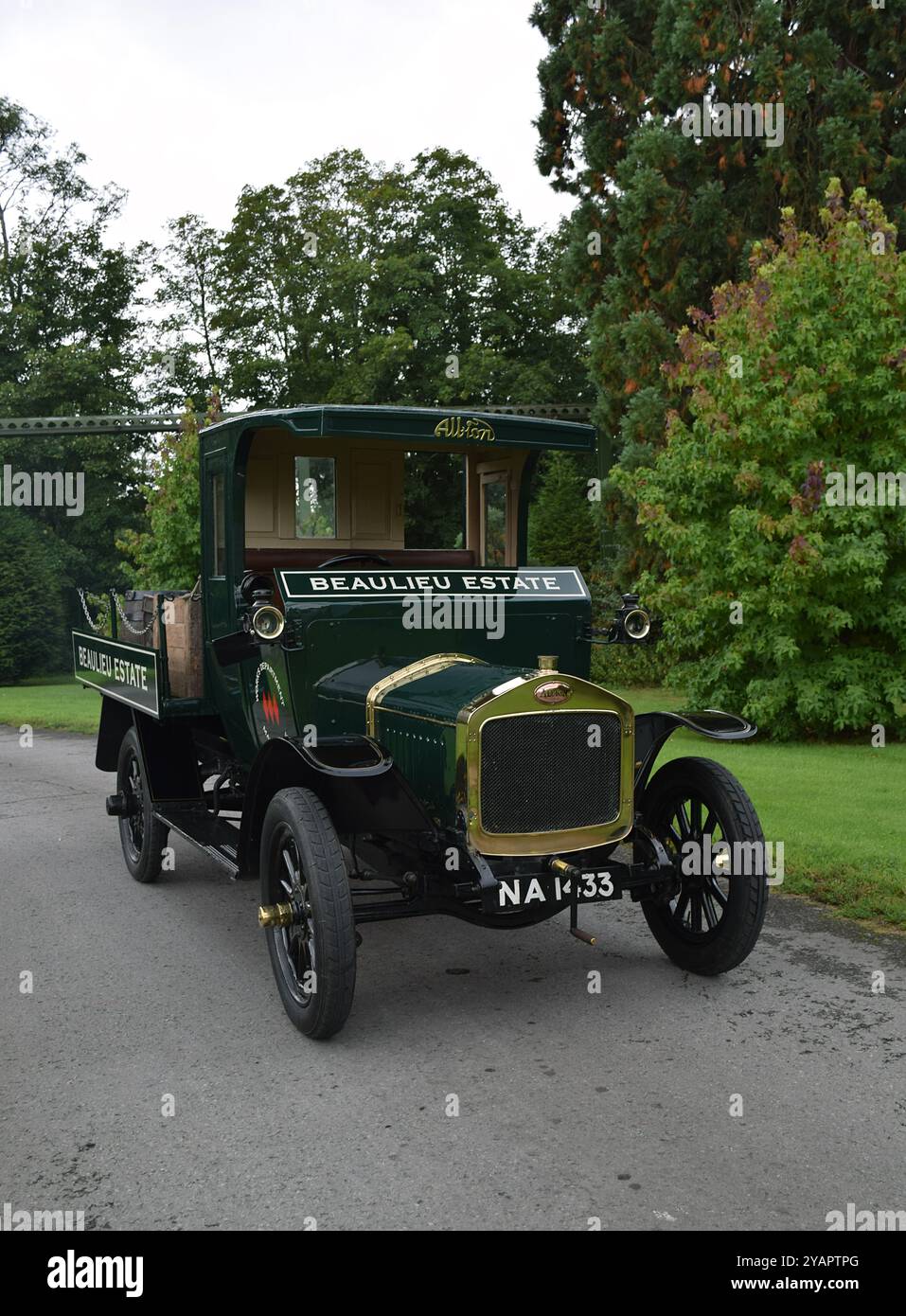 1914 Albion A14 Dray Banque D'Images