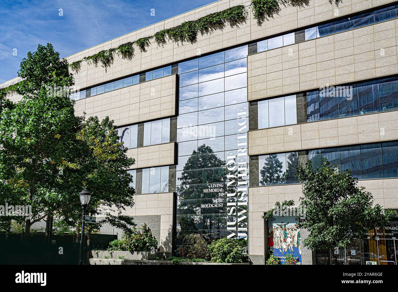 Musée du patrimoine juif, extérieur du bâtiment, Battery Park City, New York City, New York, ÉTATS-UNIS Banque D'Images