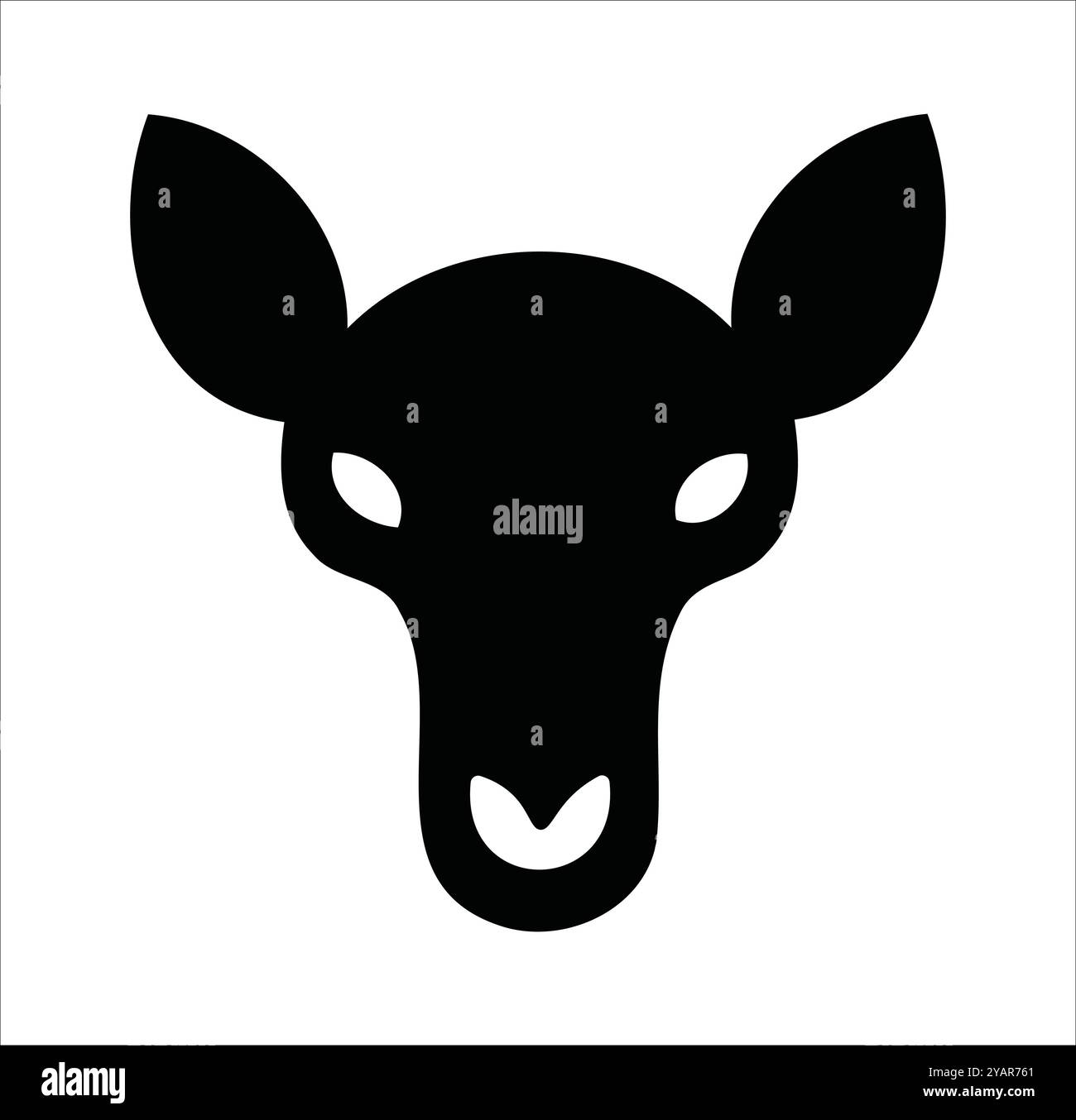 Le fichier vectoriel contient la silhouette d'une icône d'animal Illustration de Vecteur