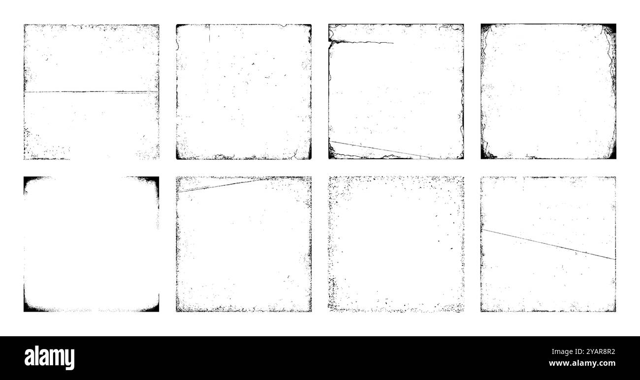 Texture de superposition carrée pour CD, vinyle, pochette d'album Illustration de Vecteur