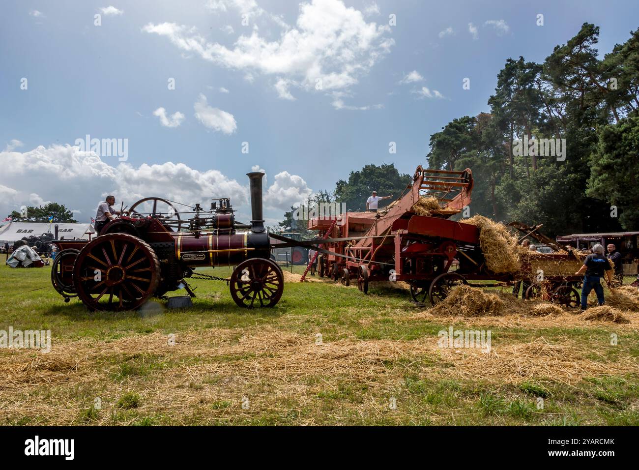 Rallye de machines à vapeur et foire du pays Banque D'Images