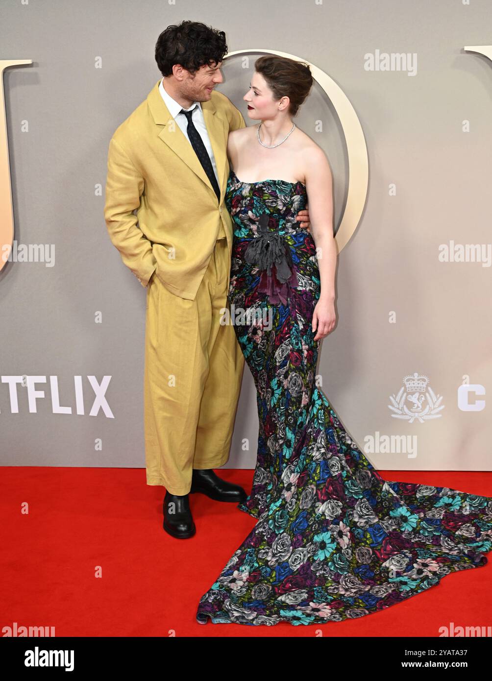 LONDRES, ROYAUME-UNI. 15 octobre 2024. James Norton et Thomasin McKenzie assistent à 'Joy', Headline Gala au BFI London film Festival 2024 au BFI Southbank à Londres, Royaume-Uni. (Photo de 李世惠/Voir Li/Picture Capital) crédit : Voir Li/Picture Capital/Alamy Live News Banque D'Images