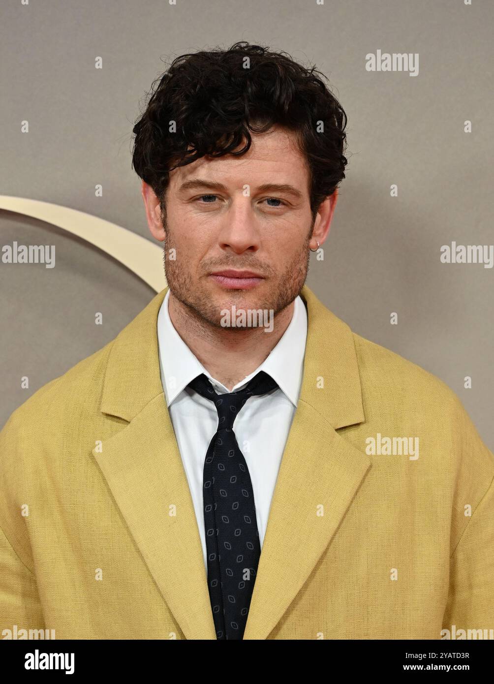 LONDRES, ROYAUME-UNI. 15 octobre 2024. James Norton assiste à 'Joy', Headline Gala au BFI London film Festival 2024 au BFI Southbank à Londres, Royaume-Uni. (Photo de 李世惠/Voir Li/Picture Capital) crédit : Voir Li/Picture Capital/Alamy Live News Banque D'Images