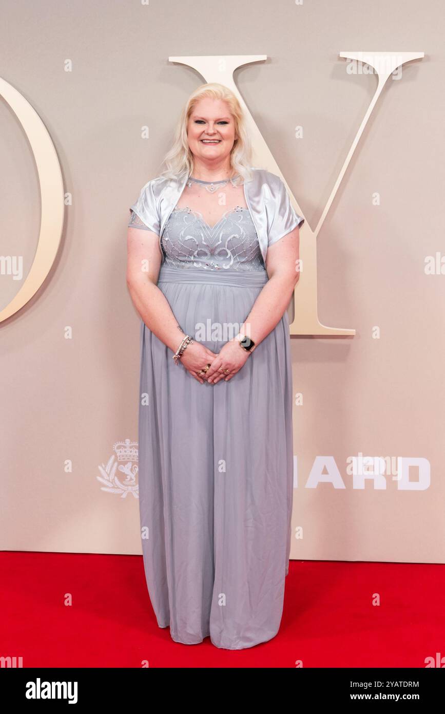 Londres, le 15 octobre 2024, Louise Joy Brown arrive sur le tapis rouge pour la première de Joy au BFI London film Festival, Credit : Alamy Live News/Lou Morris Banque D'Images