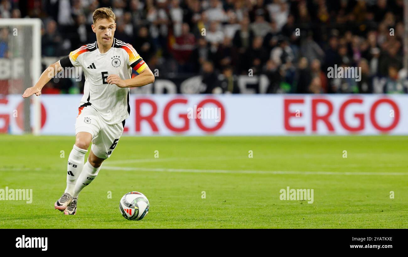 Muenchen, Deutschland. 14 octobre 2024. GER, Muenchen, UEFA Nations League, football, Allemagne - pays-Bas, Allianz-Arena, 14 octobre 2024, match de ligue, Groupe A3, hommes, saison 2024/25 Joshua Kimmich (Allemagne, 6) crédit : HMB Media/Alamy Live News Banque D'Images