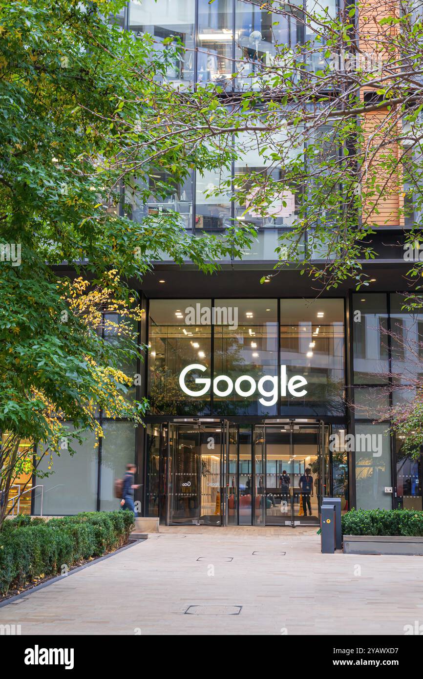 Google UK siège social à Pancras Square à Kings Cross London Banque D'Images