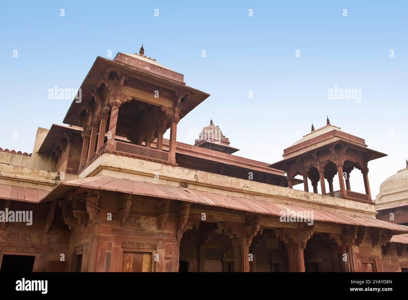 L'Inde, Uttar Pradesh, Fatehpur Sikri, site archéologique Banque D'Images