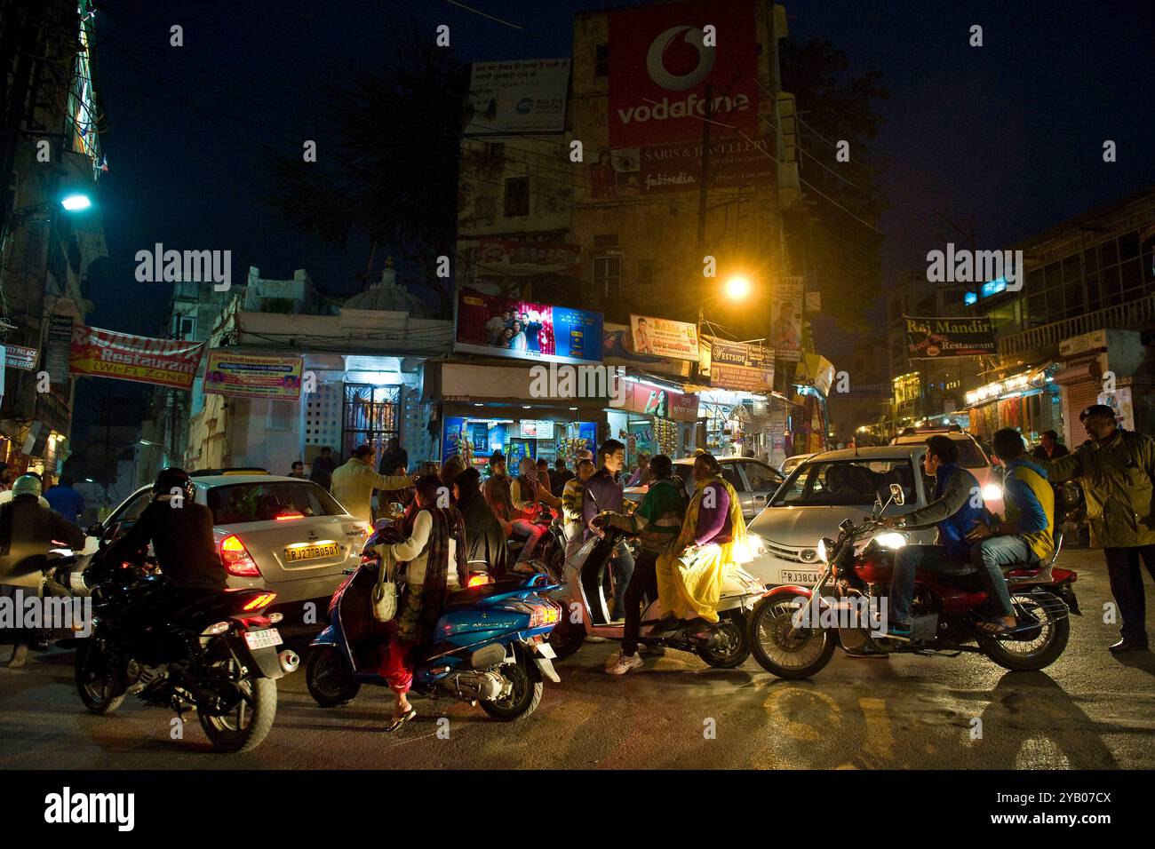 L'Inde, Rajasthan, Udaipur, vie quotidienne Banque D'Images