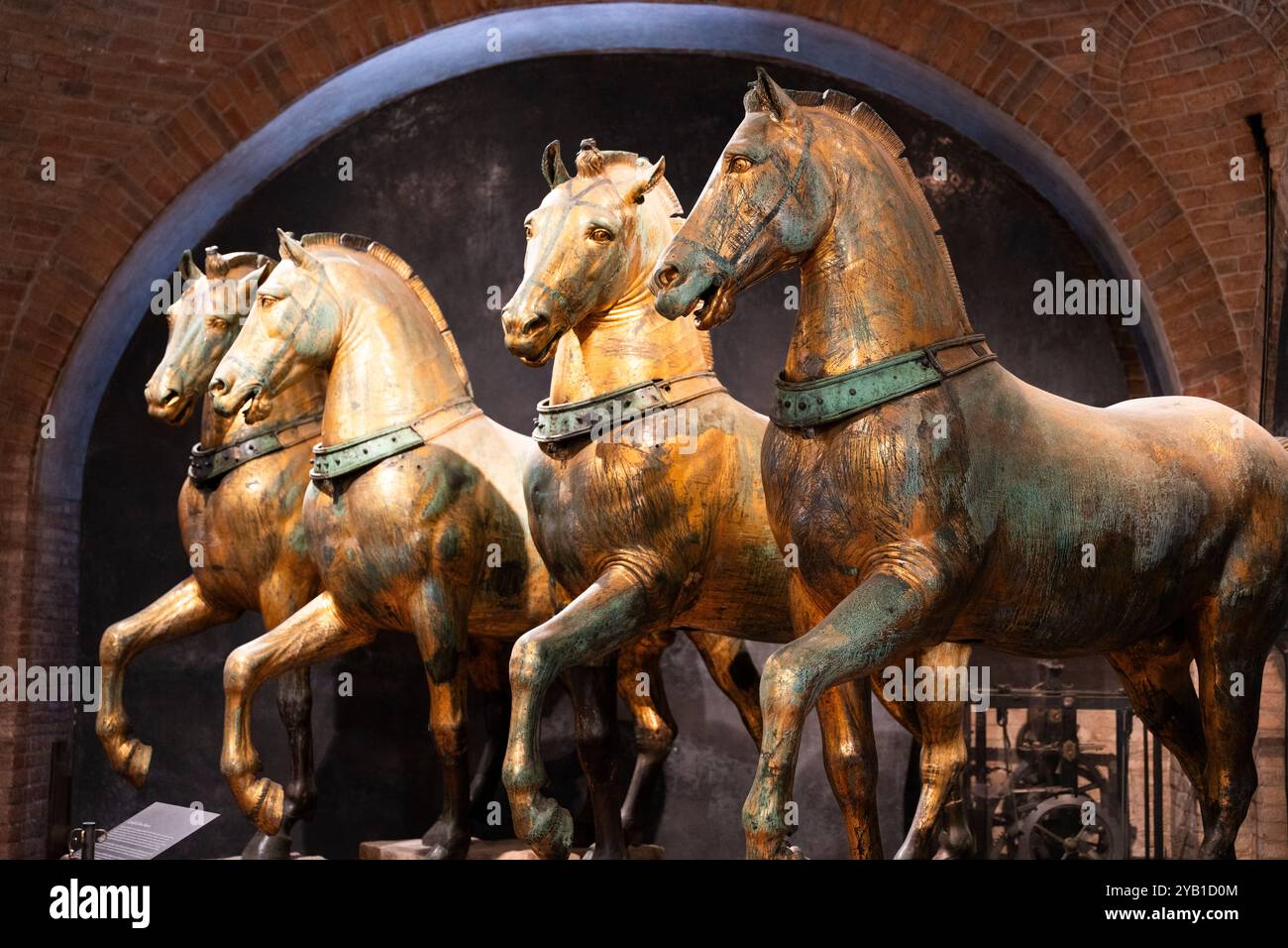 Chevaux de Saint Marc à Venise Banque D'Images