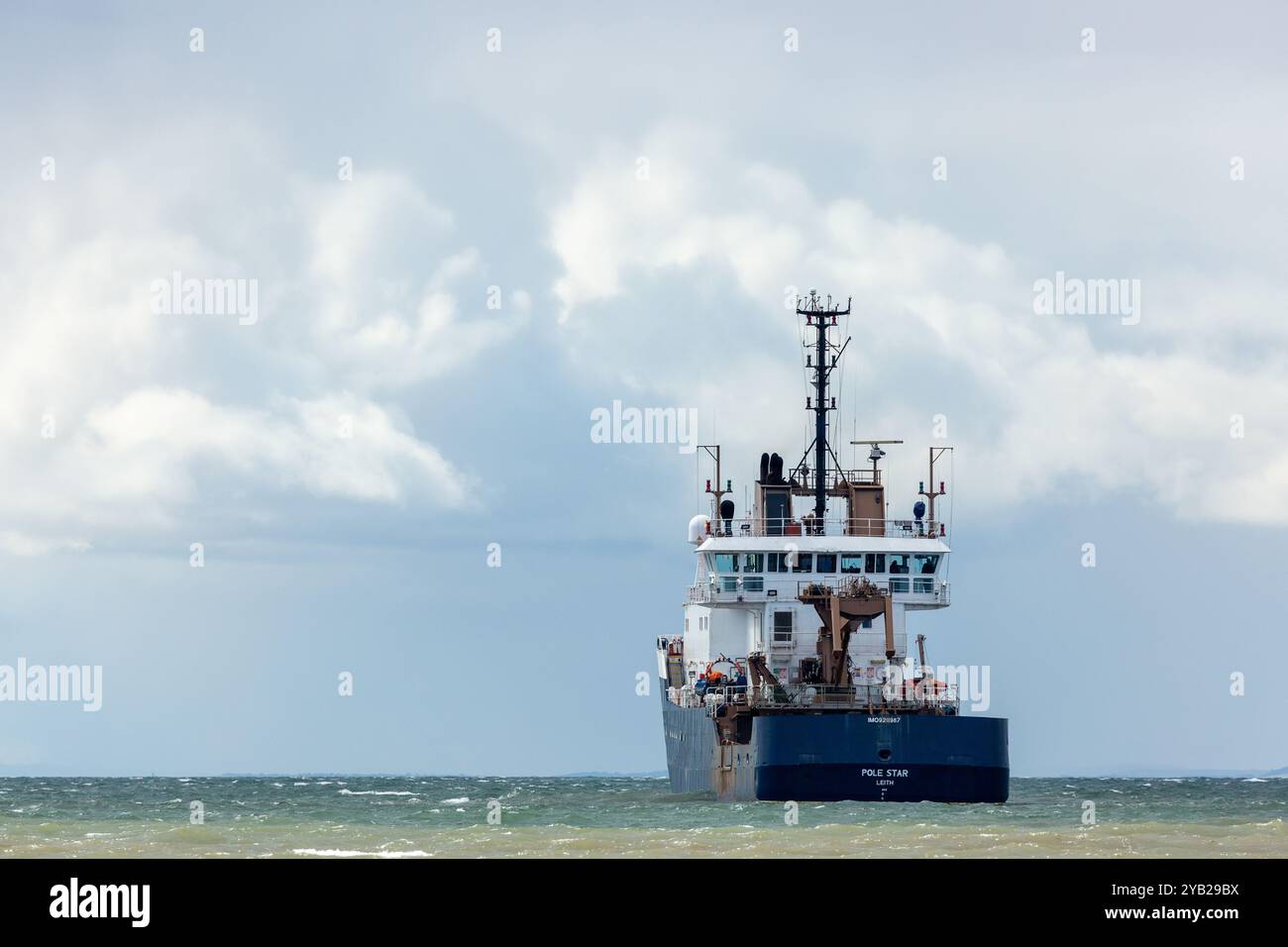 NLV Pole STAR le navire sert principalement de ravitailleur de bouée, mais a également un rôle auxiliaire dans le transport en tant que ravitailleur de phare Banque D'Images