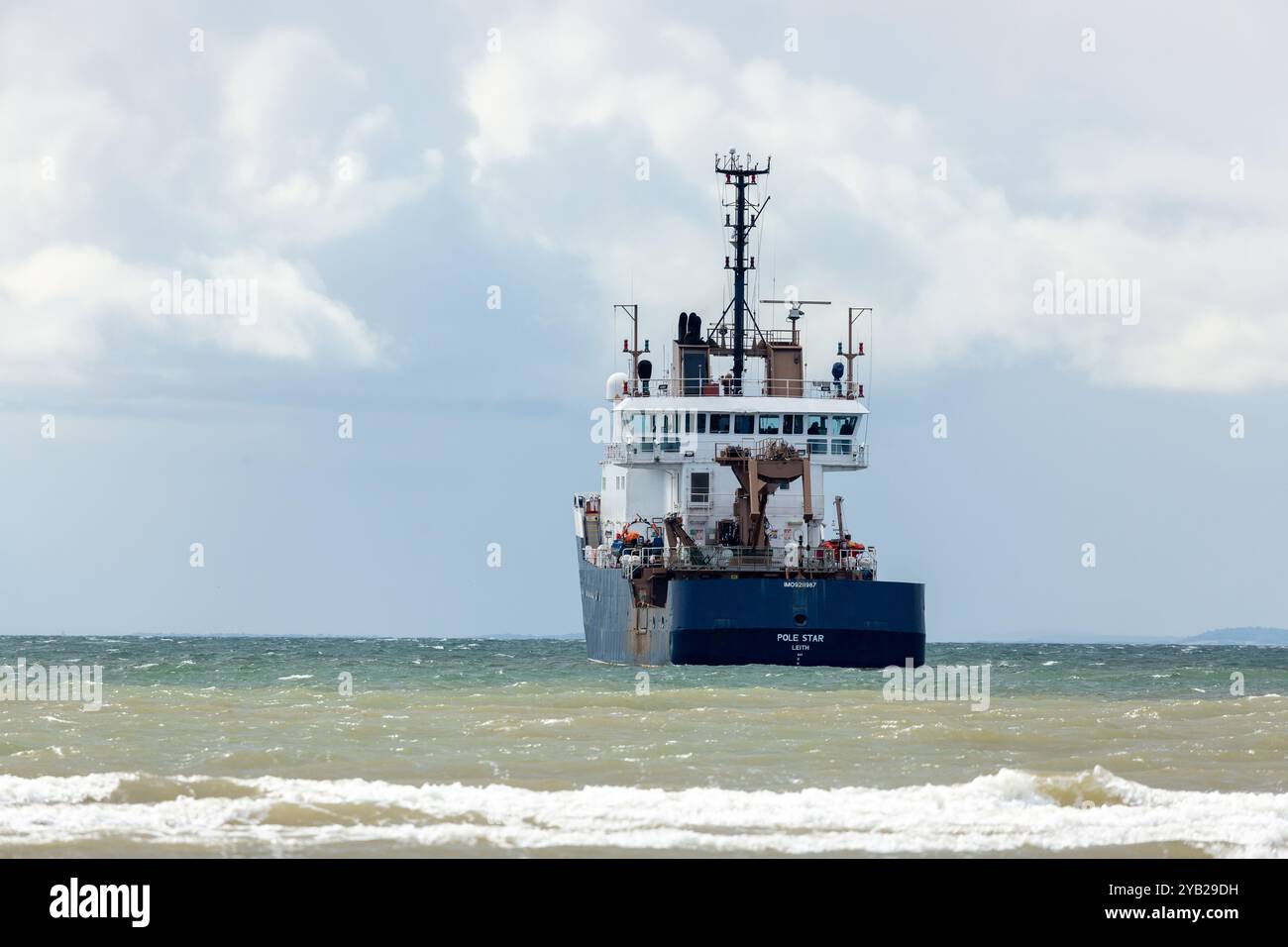 NLV Pole STAR le navire sert principalement de ravitailleur de bouée, mais a également un rôle auxiliaire dans le transport en tant que ravitailleur de phare Banque D'Images