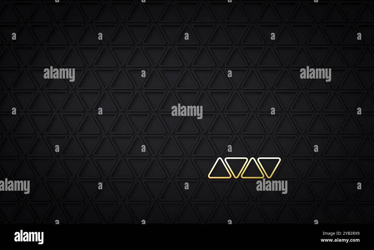 Motif de triangles sombres de fond abstrait créant un design élégant moderne Banque D'Images