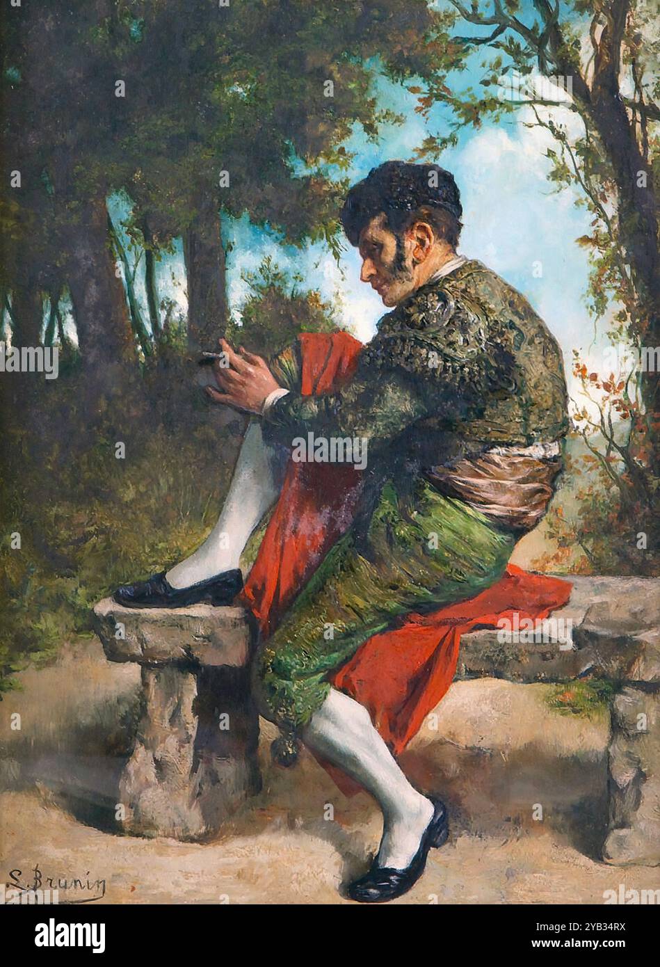 Brunin, Léon - Toreador Banque D'Images