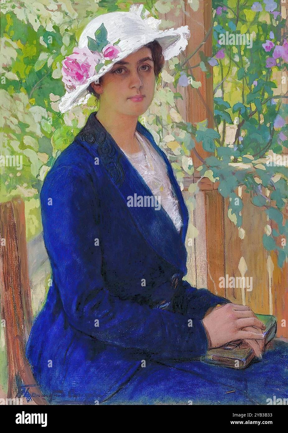 Goriushkin-Sorokopudov, Ivan Silych - Portrait de N.V. Mansyreva Banque D'Images
