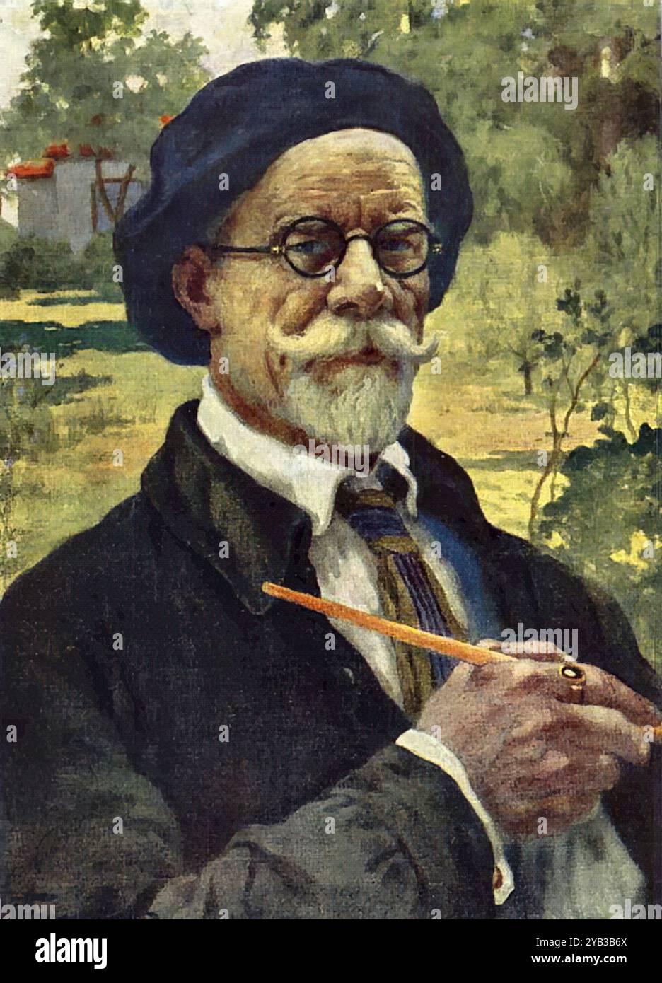 Goriushkin-Sorokopudov, Ivan Silych - Autoportrait 1 Banque D'Images