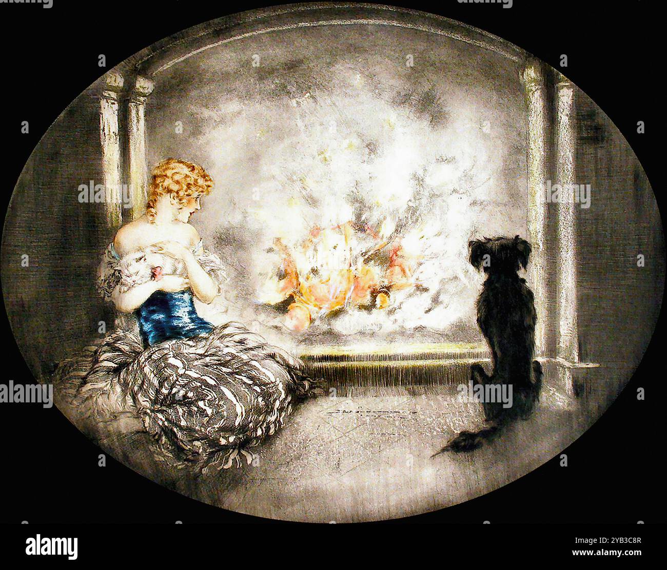 Icart, Louis - Cendrillon Banque D'Images