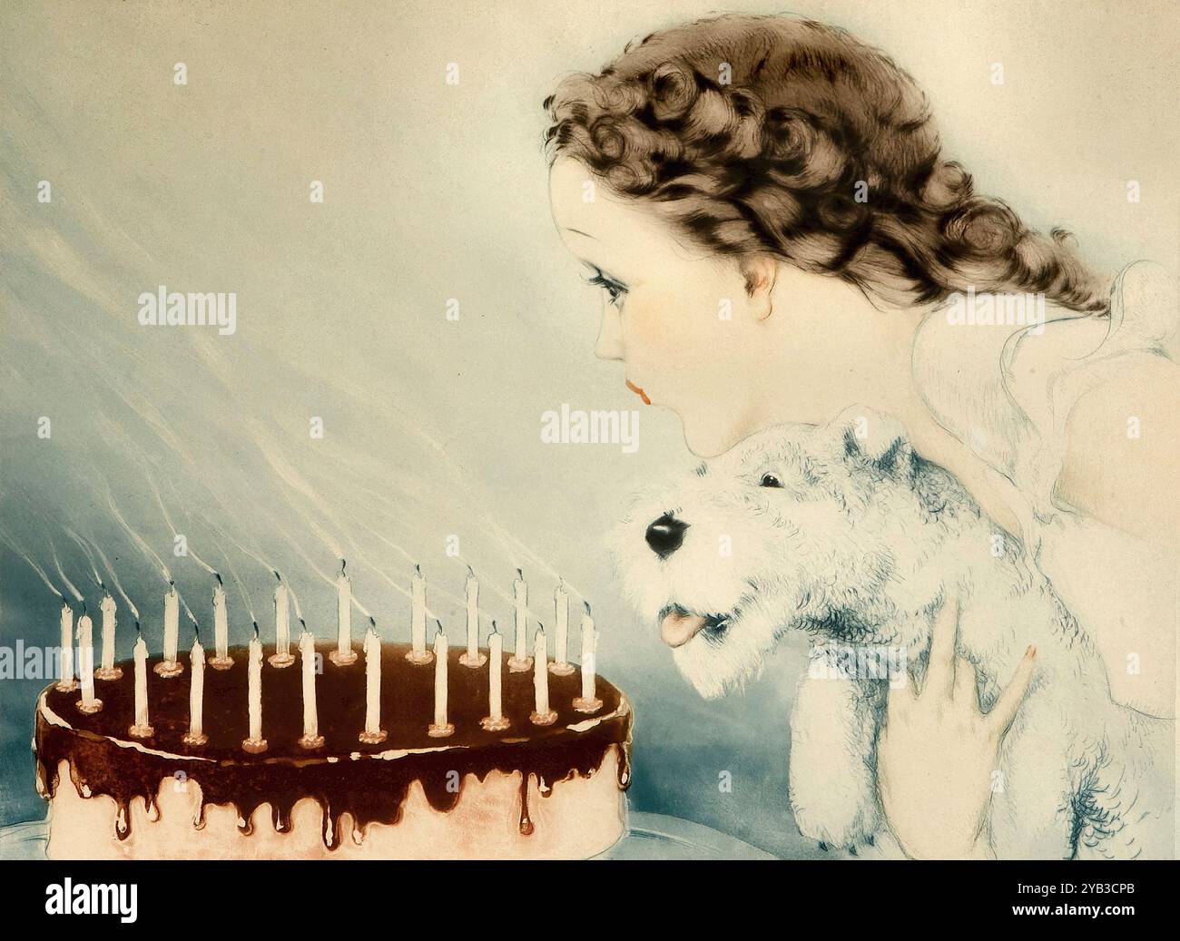 Icart, Louis - Joyeux anniversaire Banque D'Images