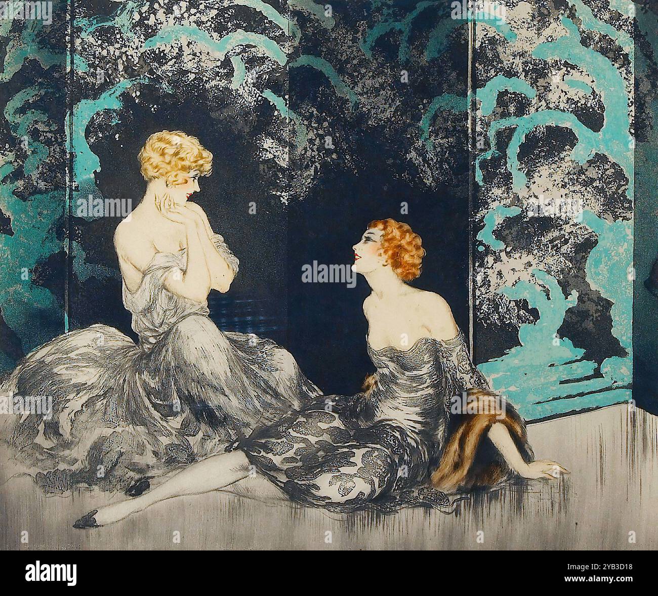Icart, Louis - intimité Banque D'Images