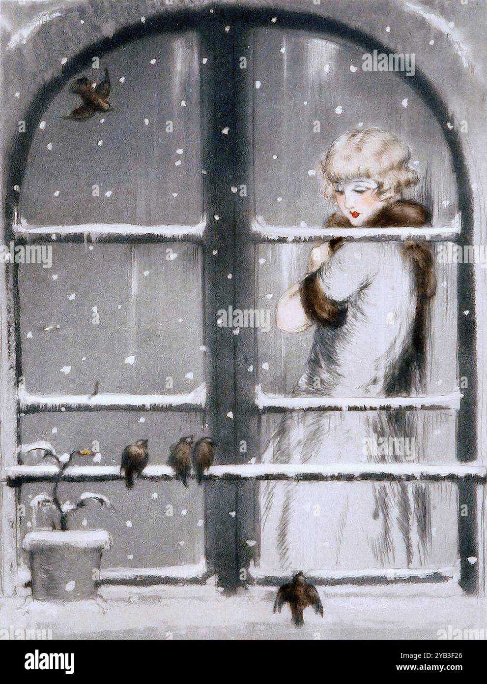 Icart, Louis - hiver Banque D'Images