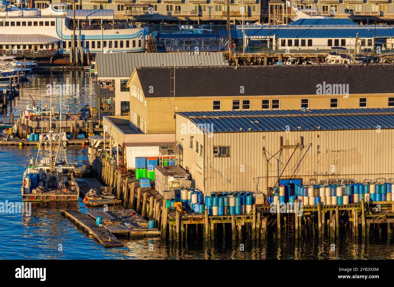 Portland Waterfront, Maine, États-Unis Banque D'Images