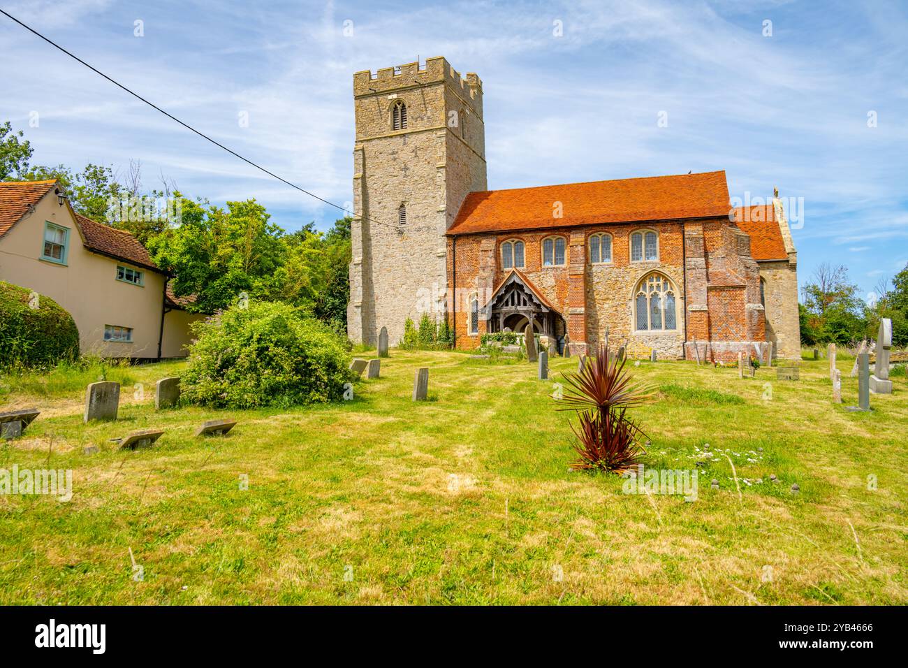 MaryÕs église paroissiale de Peldon, village au sud de Colchester, Essex. Banque D'Images