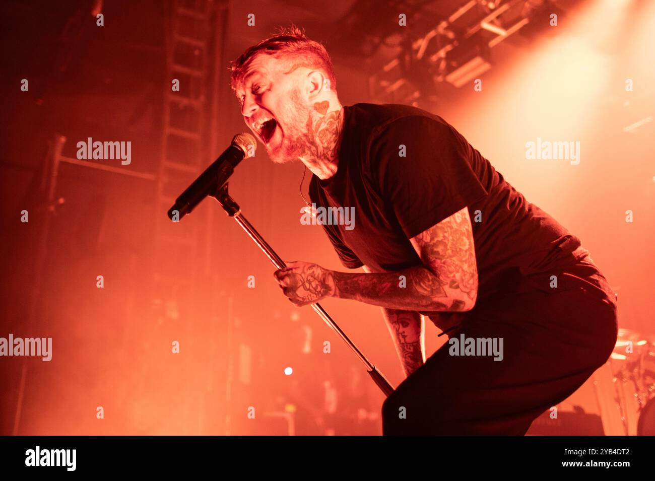 Frank carter & The Rattlesnakes en concert à Electric Ballroom, Camden à Londres. Banque D'Images Frank carter & The Rattlesnakes en concert à Electric Ballroom, Camden à Londres. Banque D'Images