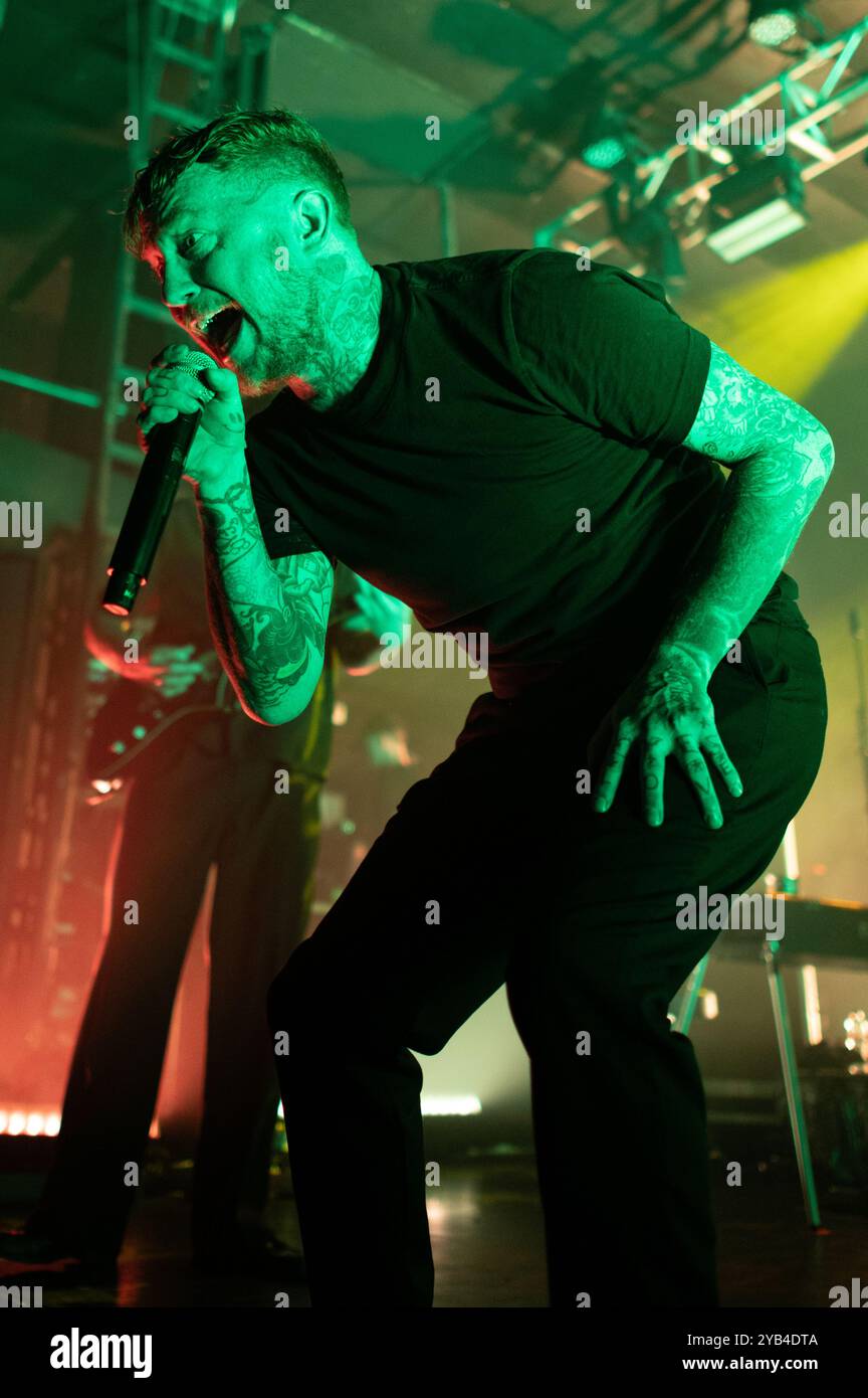 Frank carter & The Rattlesnakes en concert à Electric Ballroom, Camden à Londres. Banque D'Images Frank carter & The Rattlesnakes en concert à Electric Ballroom, Camden à Londres. Banque D'Images