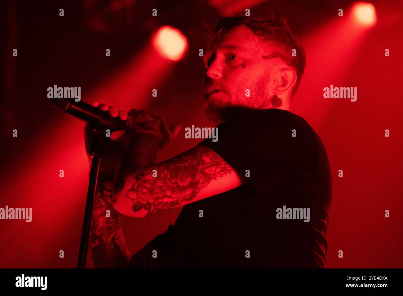Frank carter & The Rattlesnakes en concert à Electric Ballroom, Camden à Londres. Banque D'Images Frank carter & The Rattlesnakes en concert à Electric Ballroom, Camden à Londres. Banque D'Images