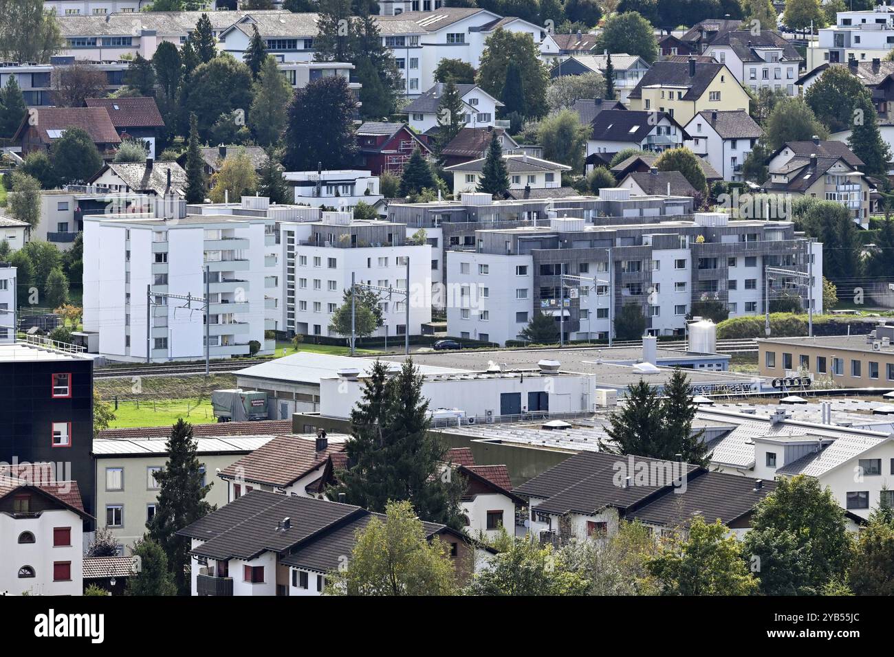 Développement de blocs d'appartements Banque D'Images