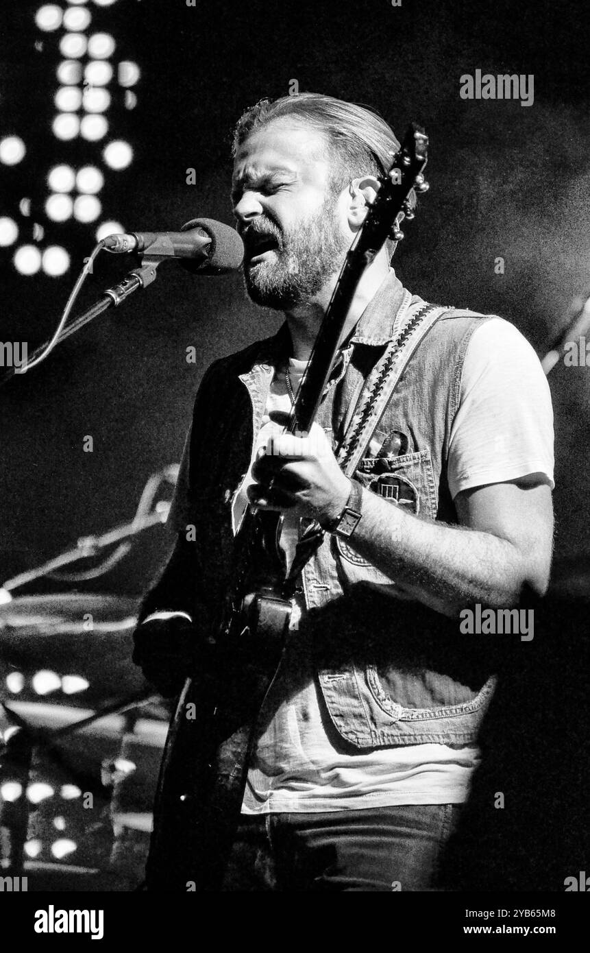 Caleb Followill - Kings of Leon, V2013, Hylands Park, Chelmsford, Essex, Grande-Bretagne - 18 août 2013 Banque D'Images