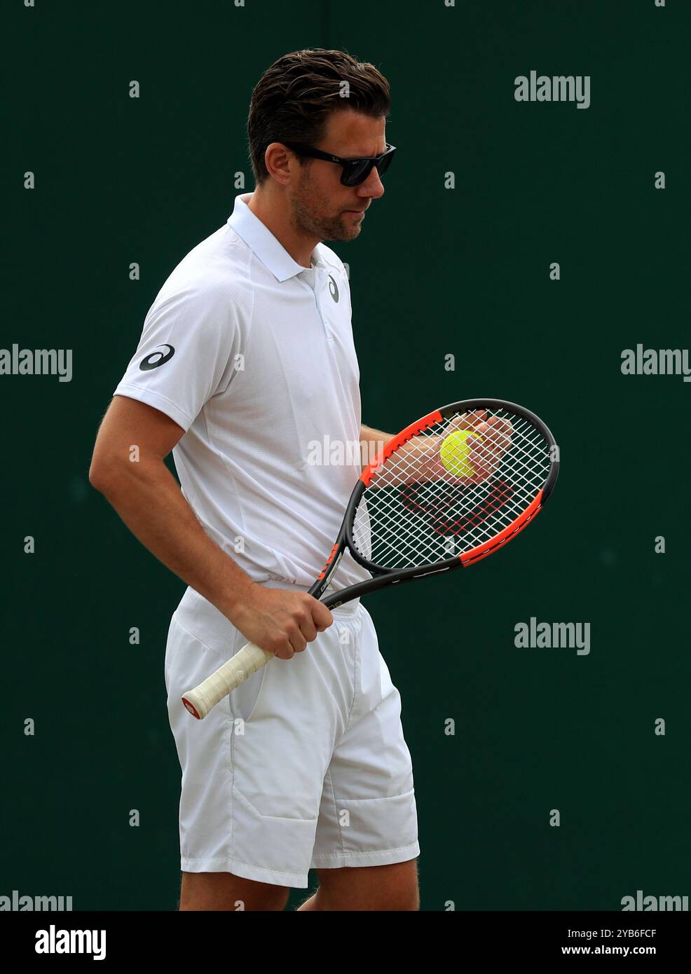 Photo du dossier datée du 13-07-2017 de Wim Fissette, qu'IgA Swiatek a embauchée comme nouvel entraîneur. Date d'émission : jeudi 17 octobre 2024. Banque D'Images